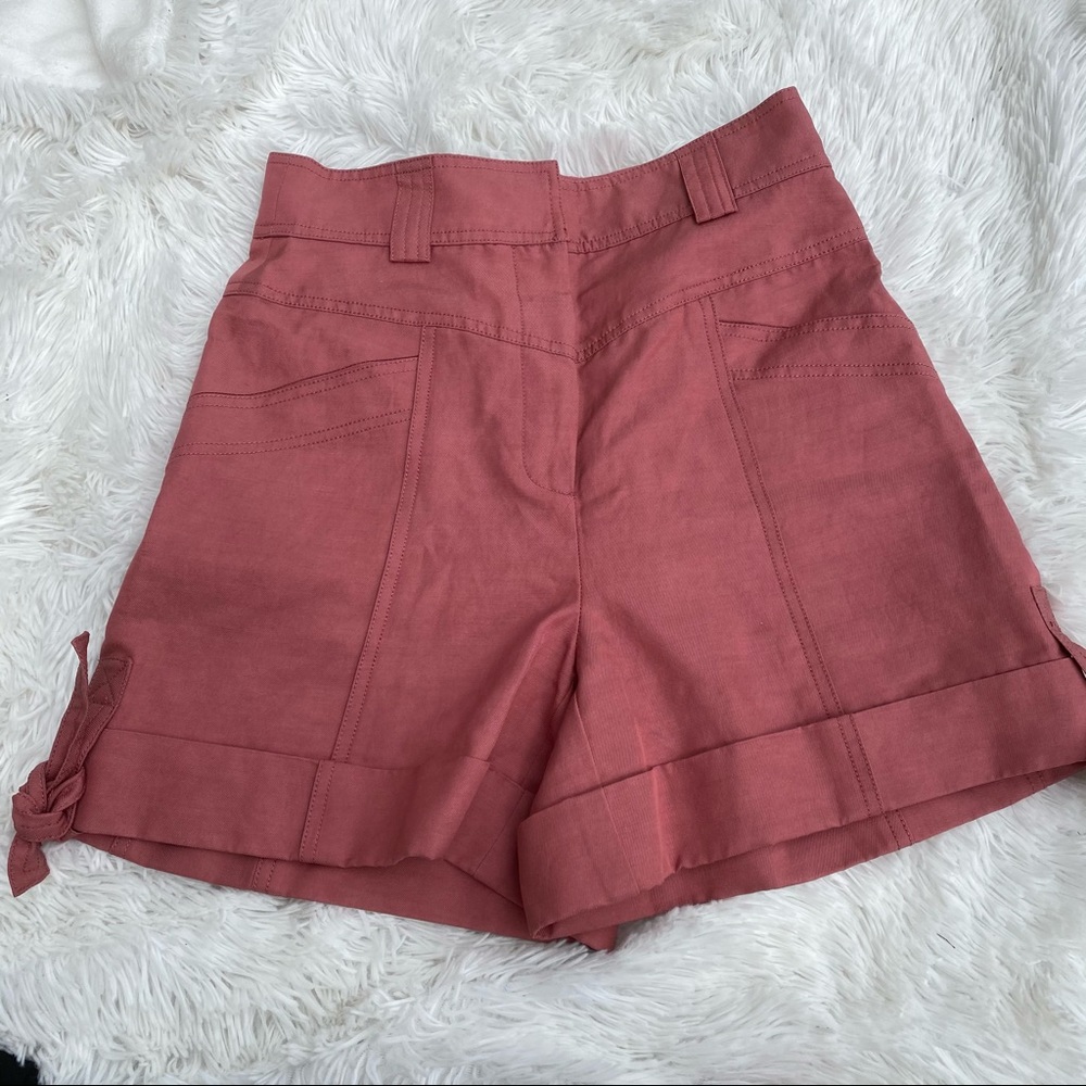 Rebecca Taylor Twill HighRise Shorts